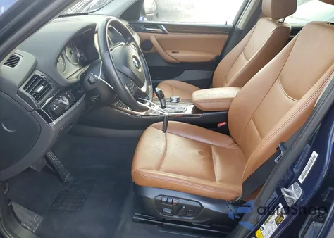 2017 BMW X3 xDrive28I z USA, uszkodzony, nr VIN 5UXWX9C58H0T09999